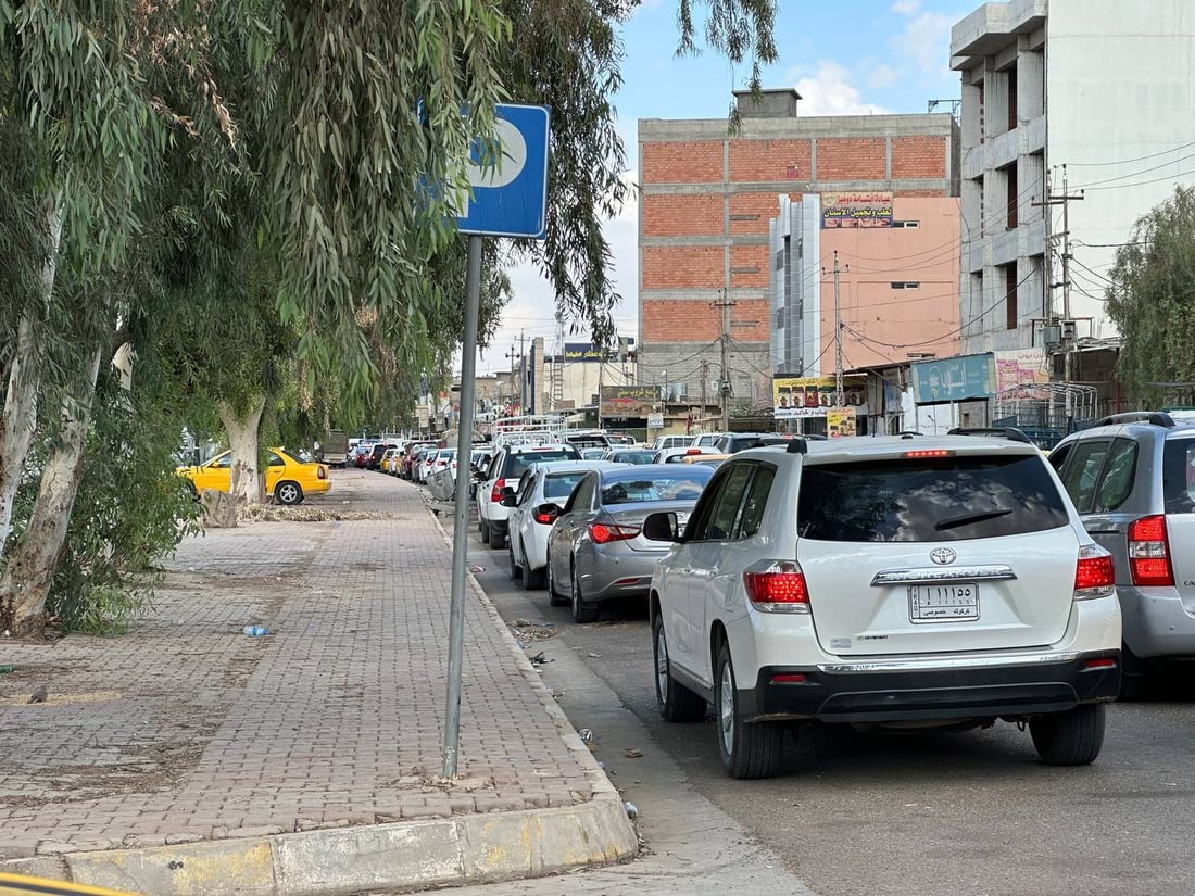 غيروا اتجاهكم.. نفق رأس دوميز مغلق منذ 10 ساعات وطوابير طويلة من جنوب كركوك (صور)