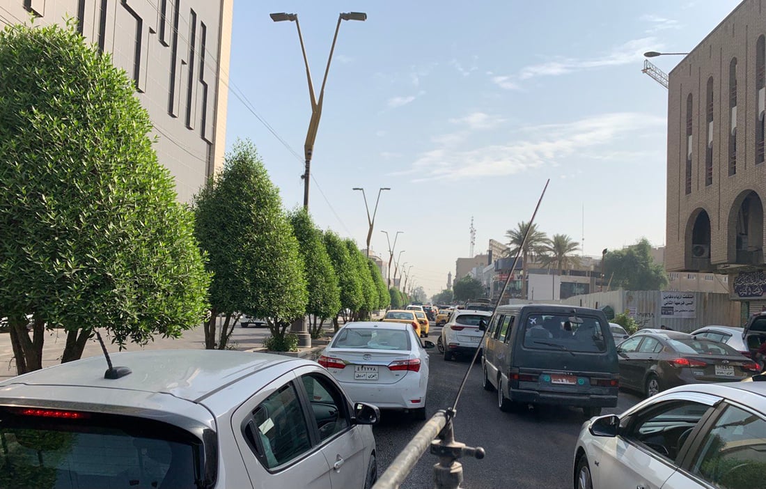 صور: شوارع الكرخ “قافلة” بعد افتتاح معرض بغداد الدولي
