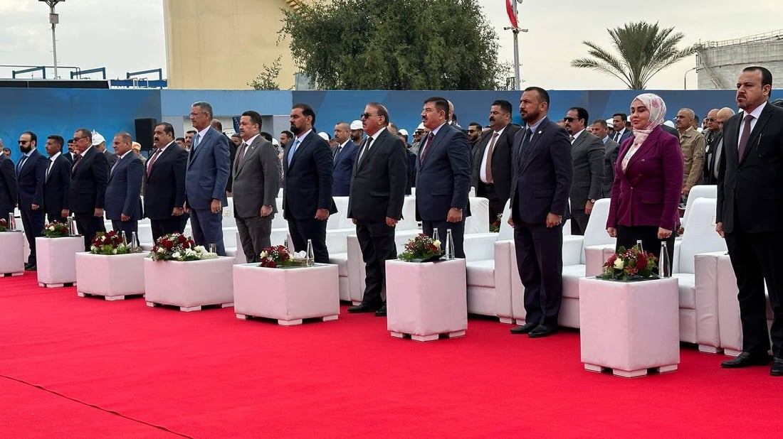 صور: السوداني يفتتح مصفى الشمال بحضور أبو مازن والسامرائي