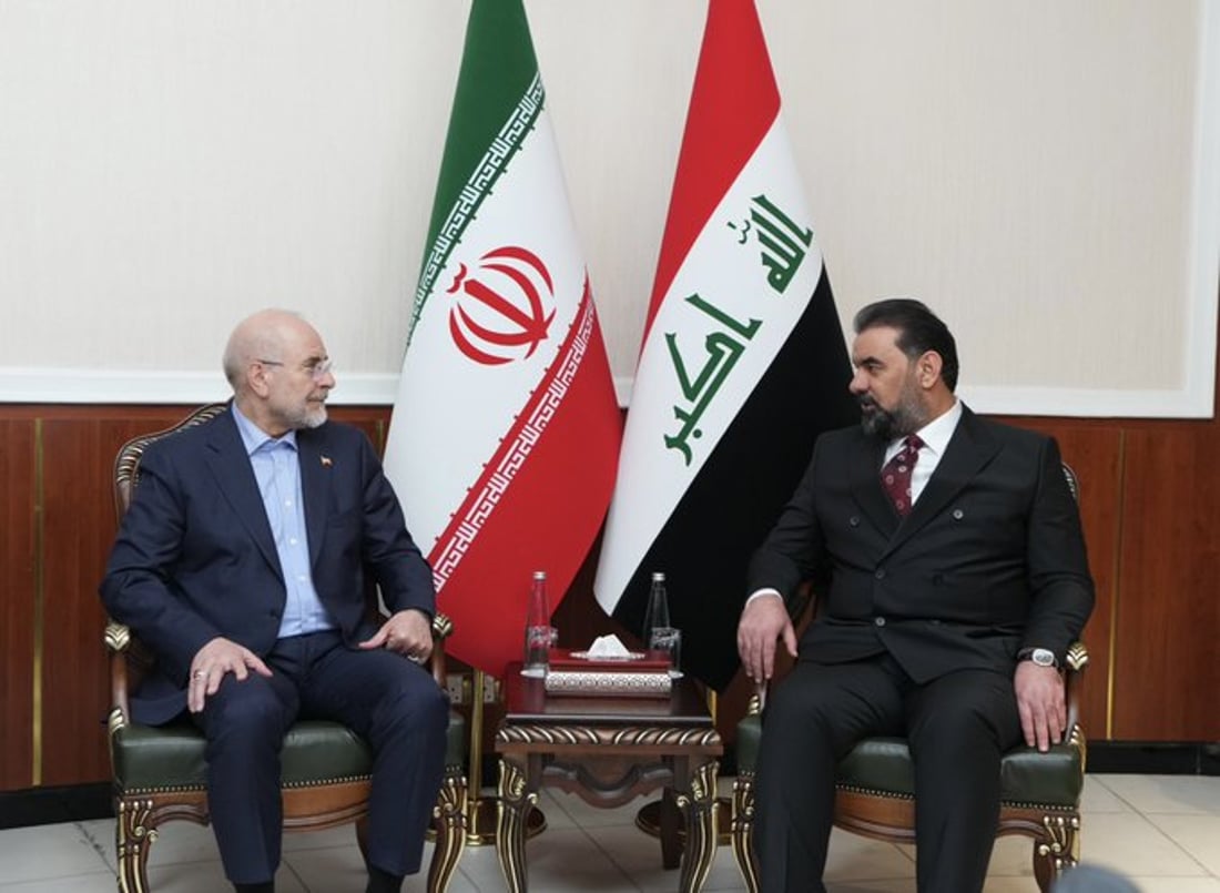 صور: الحلبوسي يستقبل نظيره الإيراني في مبنى البرلمان
