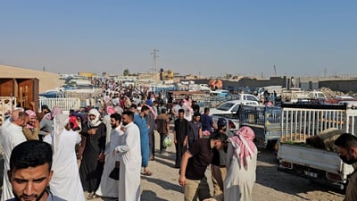 صباح الرزق الحلال من أبعد مدينة عراقية.. السوق ينتظر هدوء سوريا