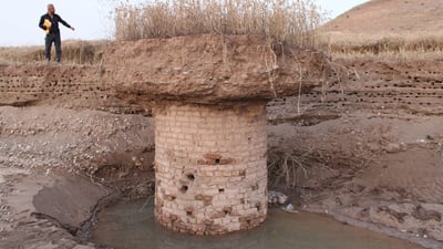  ئەو پاشماوە کەلەپورییەى لە رووبارى سیروان دۆزرایەوە هى سەردەمى ئینگلیزەکانە