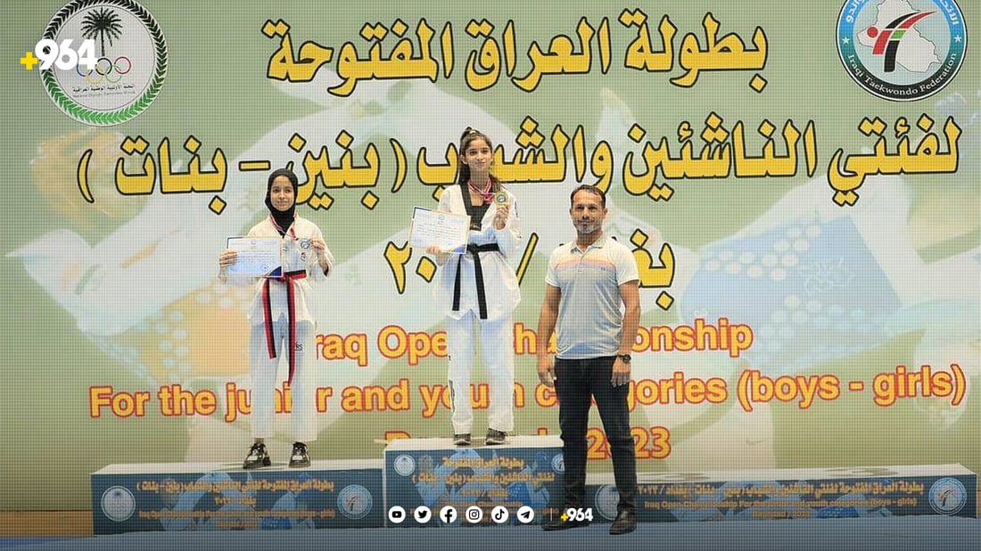 سێ کچە یاریزانی تایکواندۆی چەمچەماڵ بانگهێشتی هەڵبژاردەی عێراق کران