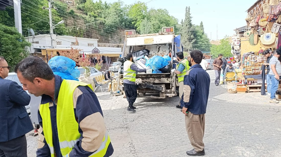لە جەژندا؛ 220 تۆن پاشماوەی گەشتیاران لە سنوری هەڵەبجە کۆکرایەوە