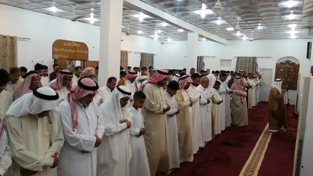 صور لصلاة العيد في سوق الشيوخ.. الجامع الكبير اكتظ بالمصلين