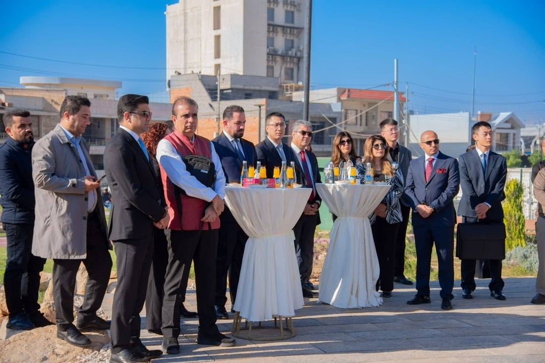 پاركی “دۆستایەتیی چین” لە هەولێر كرایەوە