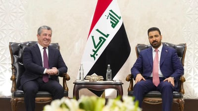 Al-Zaidi, Barzani discuss 'coordination' between federal, KRG governments