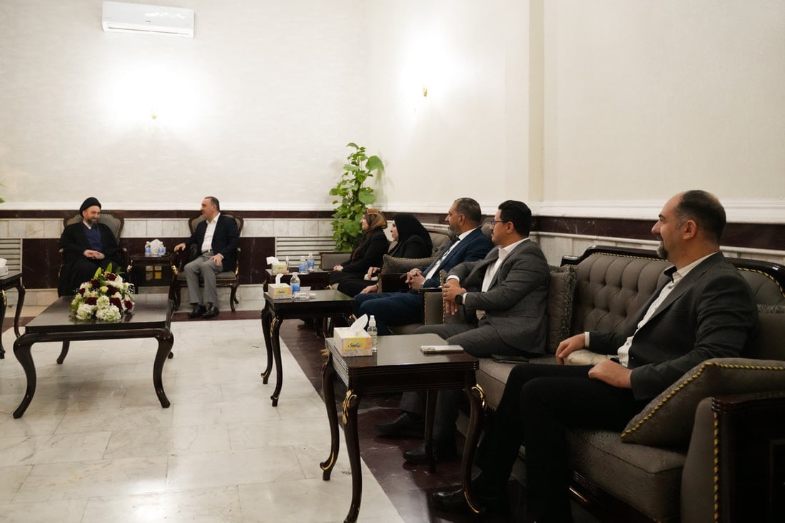 صور: عمار الحكيم يزور ياسر صخيل ويبحث معه تنشيط العمل الرقابي