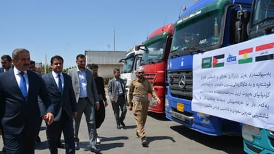 یەکەم کاروانی جپسی پەتاتەی كوردستان هەناردە کرا