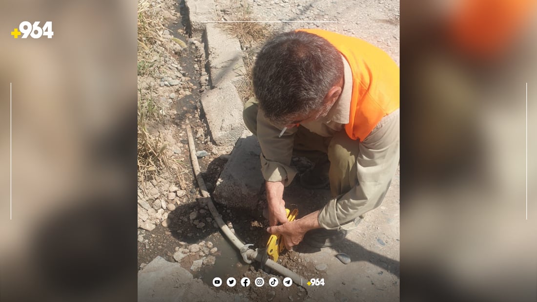 زاخۆ.. 2700 هێڵی ئاوی زیادەڕۆ دەبڕدرێت