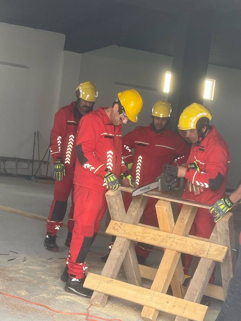 کارمەندانی بەرگری شارستانی هەولێر بوون بە پسپۆڕی رزگار کردن