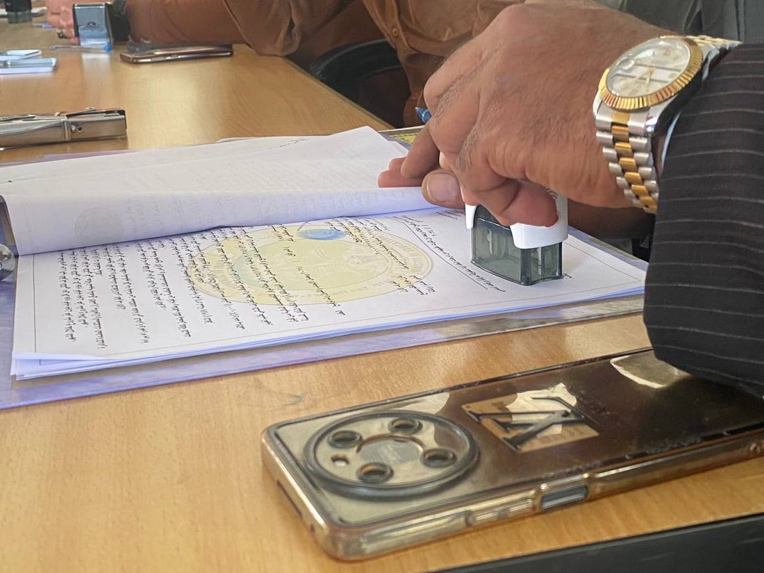 رقم قياسي في هيت.. 200 معاملة يومياً للمحاضرين ومطر يؤكد قرب إكمال العملية