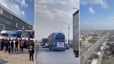 حاجیاوا سنوورە دەستکردەکان دەبەزێنێت؛ بە شکۆوە هاوکارییەکانیان بەڕێکرد