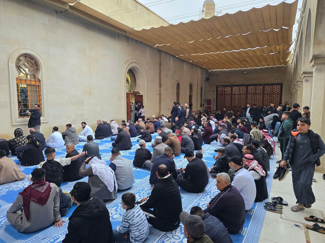 جامع النوري الكبير في الموصل يقيم أول صلاة عيد بعد إعادة إعماره