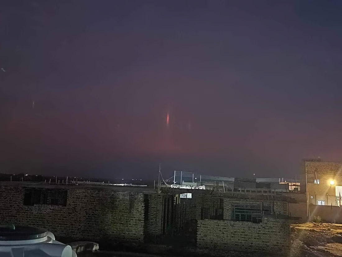 Maysan puzzled by hours-long lightshow