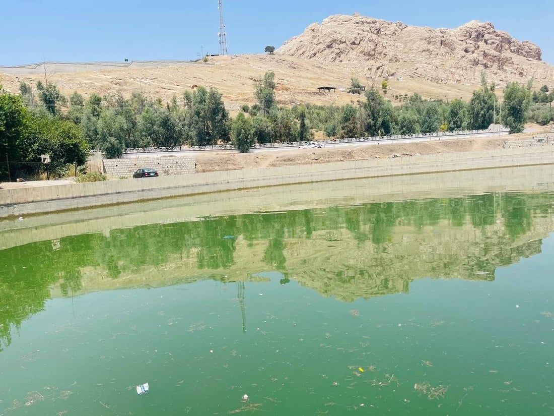 سەرچاوەى ئاوى حەسار پاککرایەوە