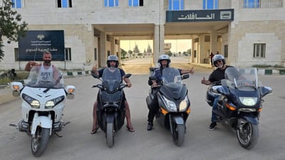 بە ماتۆڕسکیل چوار وڵاتیان بڕیوە؛ گەشتى داهاتوویان بەرەو هەولێرە