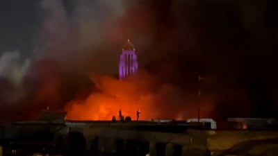 تا دێ ئاگرەکەی بازاڕی قەیسەری زیاتر دەبێت