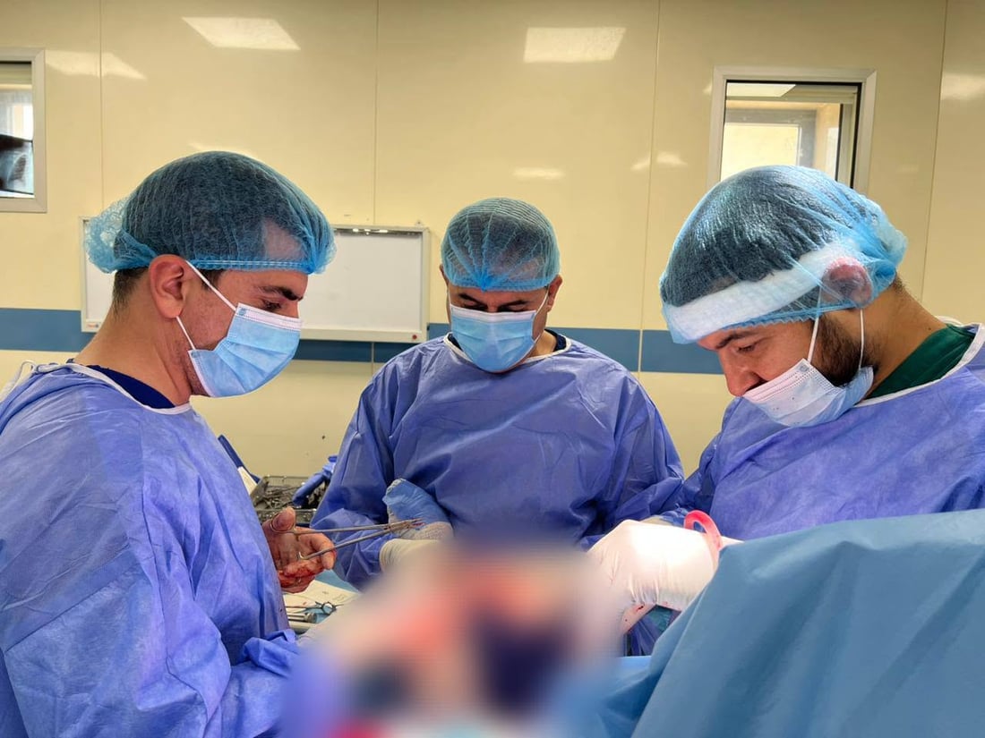 بۆ یەكەمجار نەشتەرگەری گۆڕینی جومگەی شان لە نەخۆشخانەی شار ئەنجامدرا