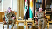 قائد التحالف الدولي يلتقي بارزاني: ضرورة استمرار عمل ا...