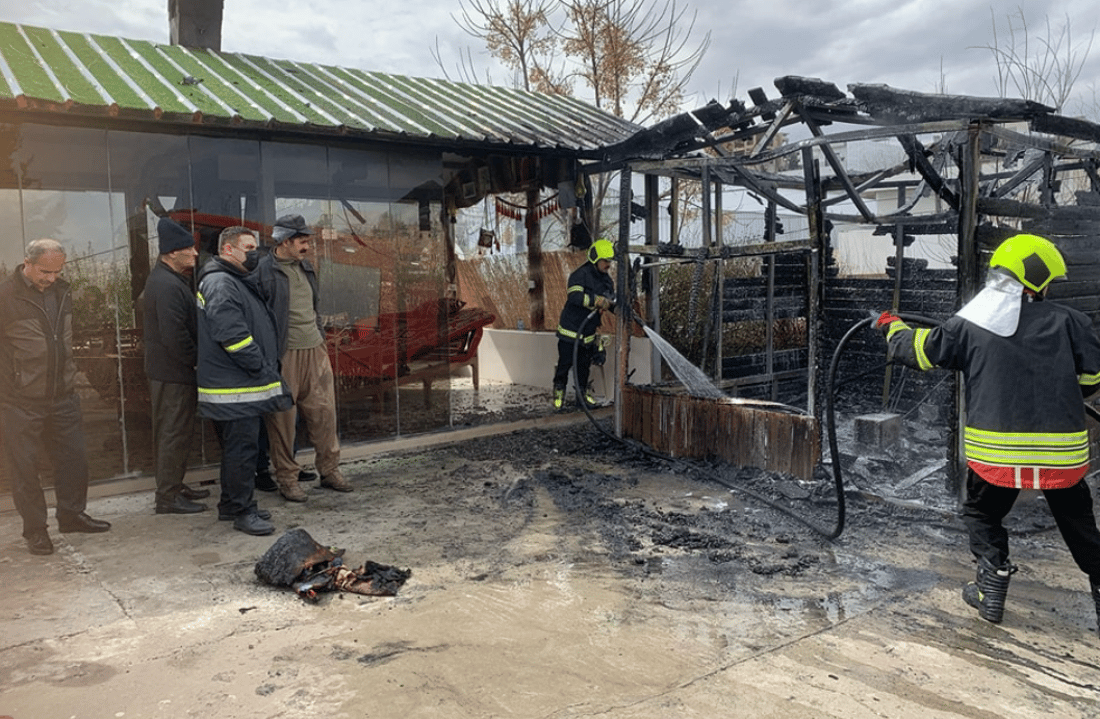 چوار کورەی خەڵوز تێکدرا 