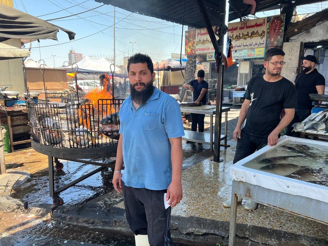 سوق الشوّاكة: الأربعاء مخصص لأكل السمك عند البغداديين وهذه أسعار البني والكارب (صور)