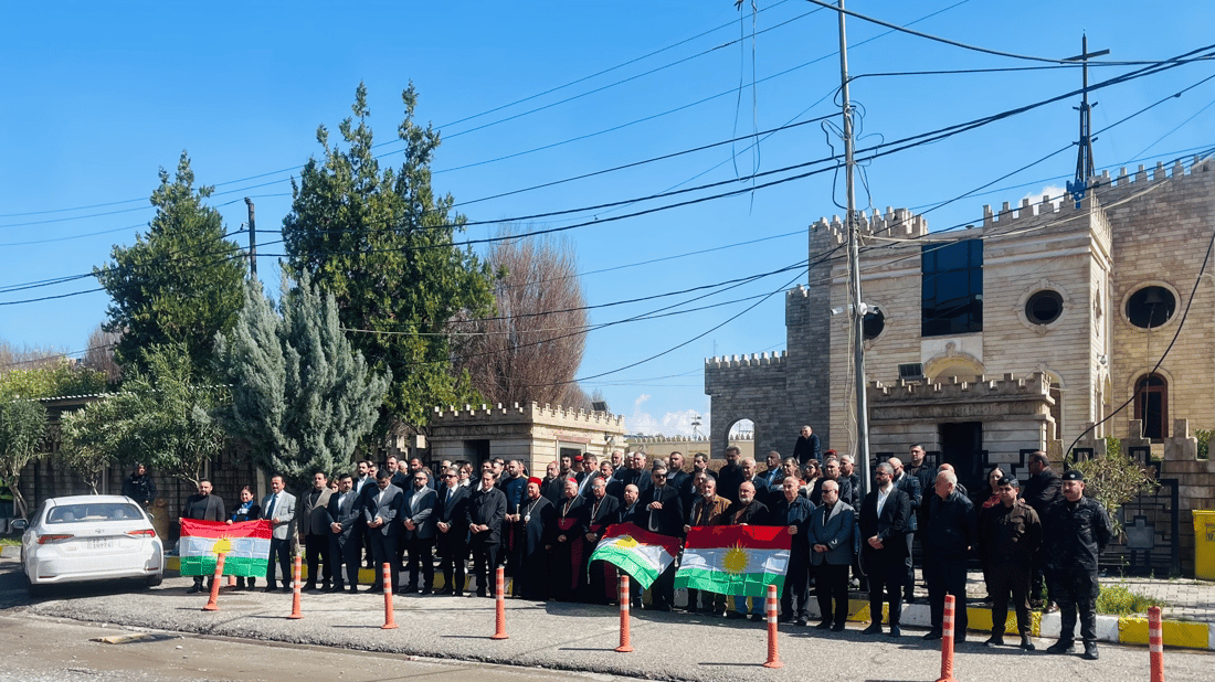 کەنیسەی ماری یوسف یادی هەڵەبجە بەرز رادەگرێت