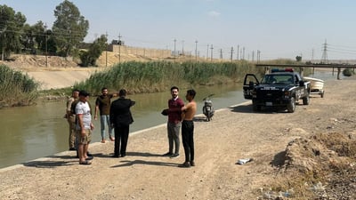 صور: دوريات أمن الدبس تنتشر قرب الأنهر والمشاريع الإروائية لمنع السباحة