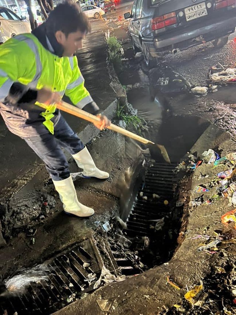 سەرە مەنھۆلەکانى سنوورى هه‌ولێر كرانه‌وه‌