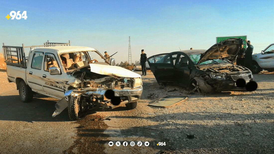 لە رووداوێکی هاتوچۆدا چوار کەس بریندار بوون