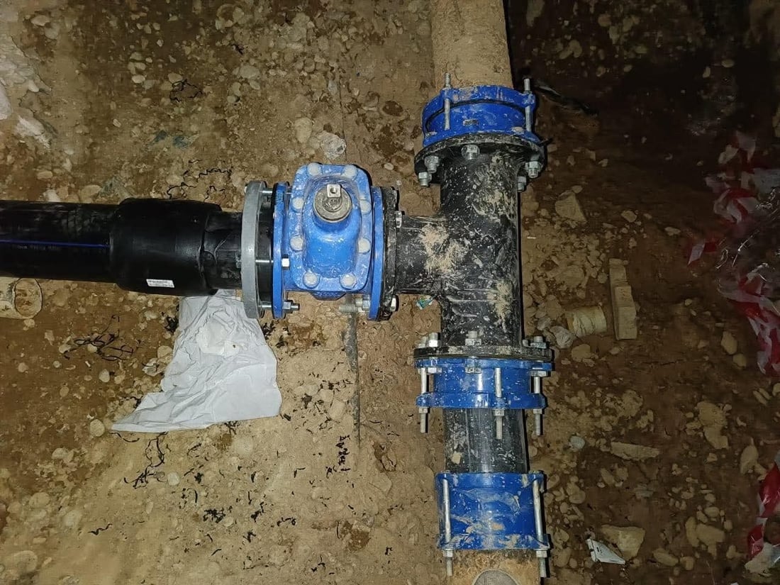 درێژکردنەوە و دانان و گۆڕینی تۆڕی ئاوی گەڕەكی مەنتكاوە تەواو بوو