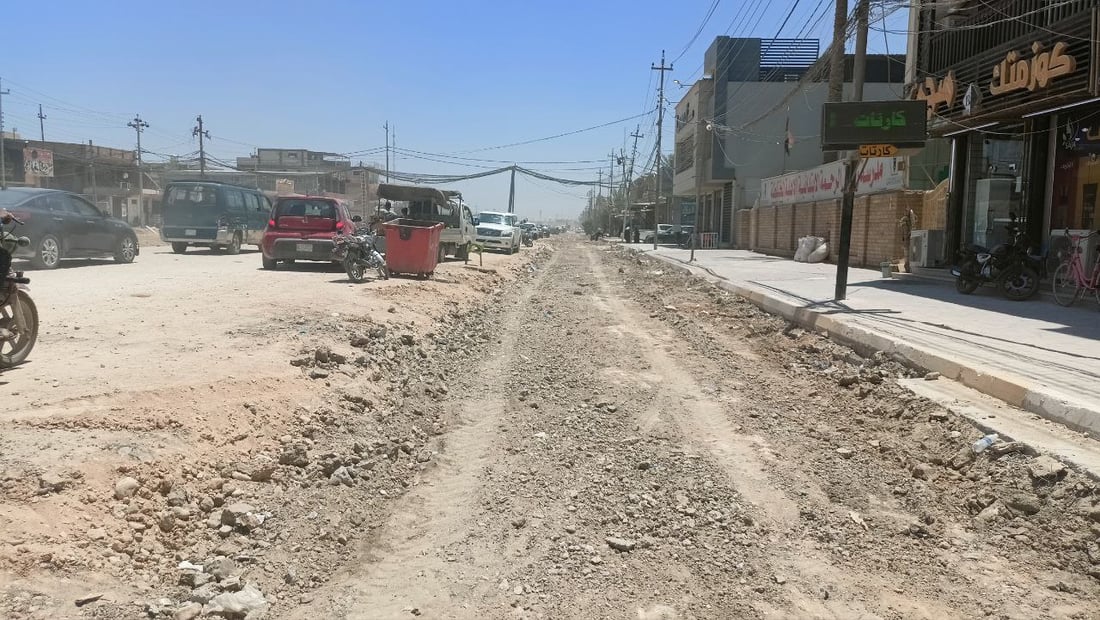 صور: طويريج تخشى دخول محرّم وصفر قبل تأهيل شارع مهم.. والشركة ترد: هذا أسرع ما لدينا