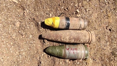 دەزگای مین 167 پارچە مین و تەقەمەنی لە بارەگایەکی ئاسایش گواستەوە