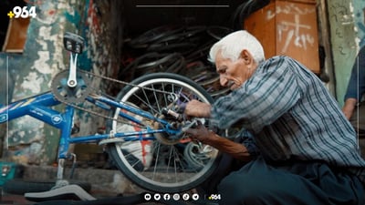 فرود پاسكیلچی 68 ساڵە پاسكیل چاك دەكاتەوە