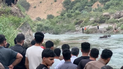 گەڕان بەدوای ئەو گەنجەی لە ناوچەی سازان ئاو بردی بەردەوامە