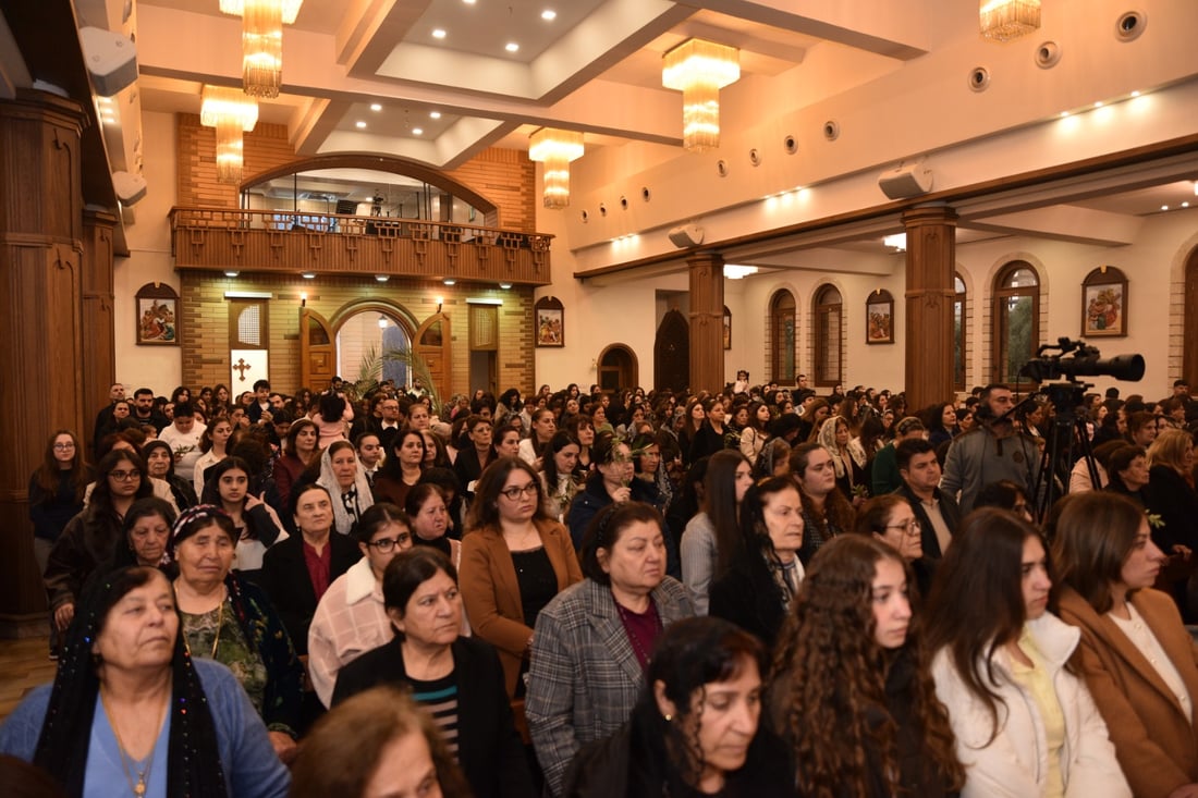مسيرة السعانين ألغيت.. عنكاوا أدت طقس “الرجاء” داخل الكاتدرائية