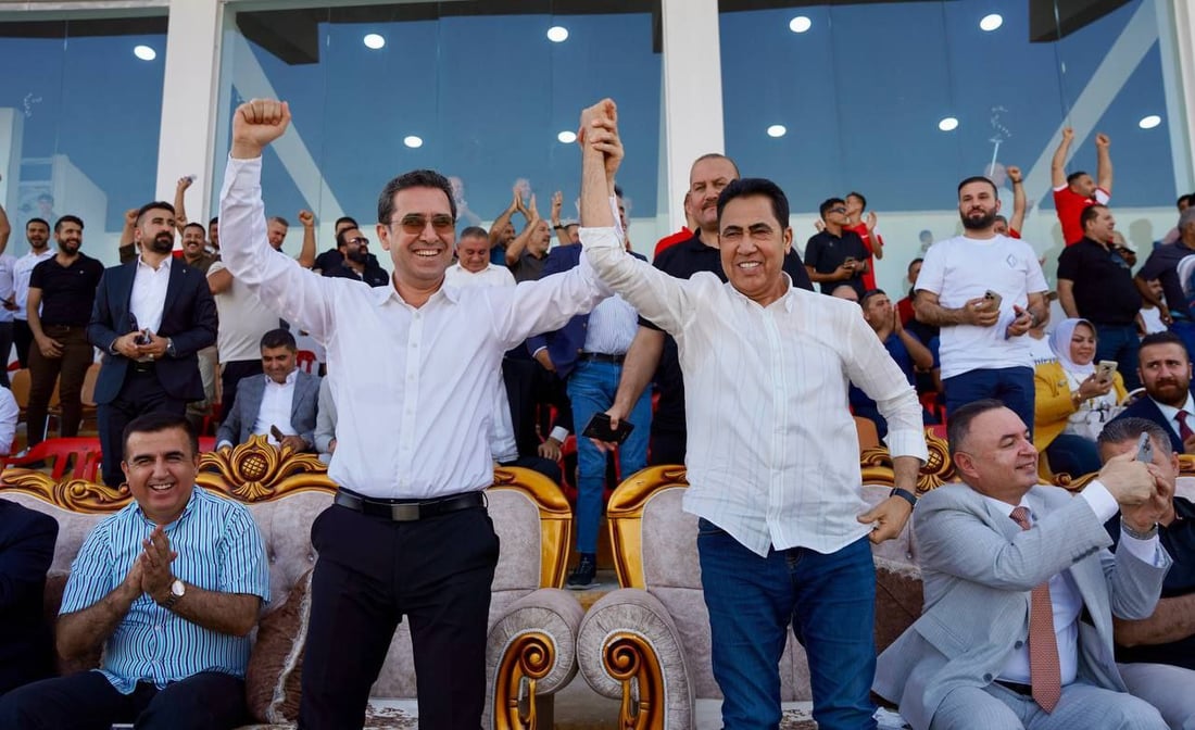 الموصل بطلاً للدوري الممتاز.. المحافظ يحتفل في المدرجات ويهنئ الكادر واللاعبين