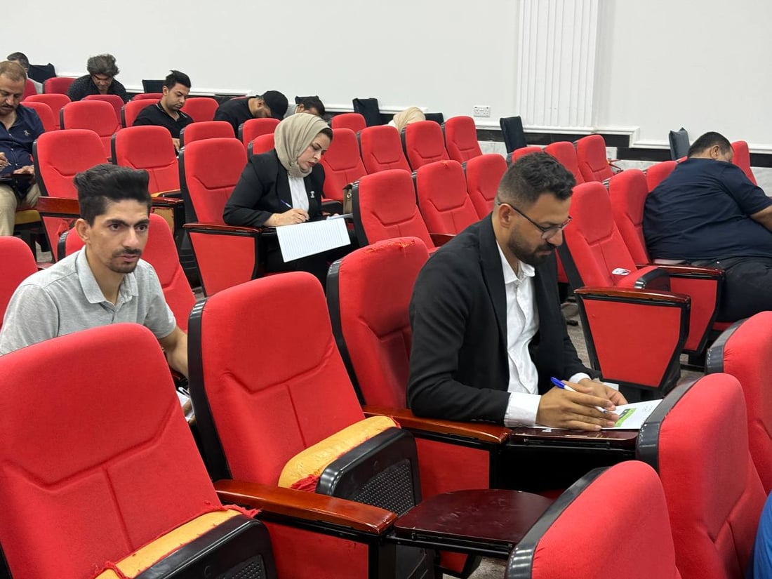 صور: نقابة الصحفيين في البصرة تختبر 100 متقدم بهدف الترحيل ومنح العضوية