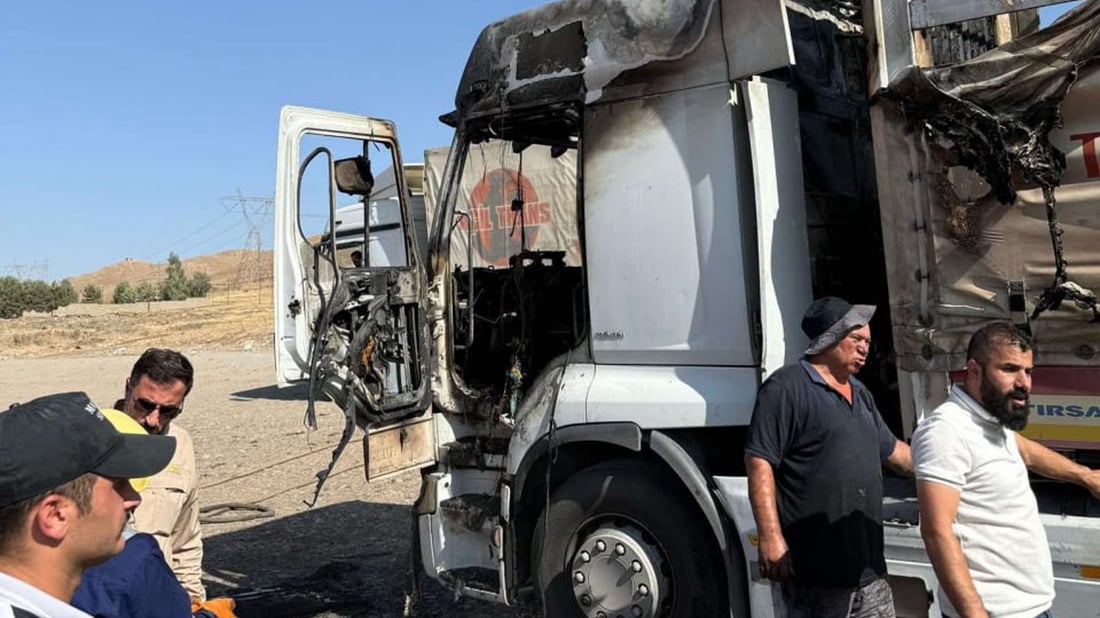 بارهەڵگرێك لە زاخۆ سووتا و ئەمە چوارەمە لەم هەفتەیەدا