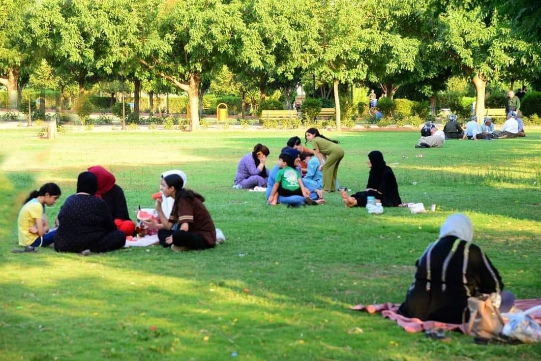 پارکی باداوە بە مێزی تێنسەوە نۆژەنکرایەوە