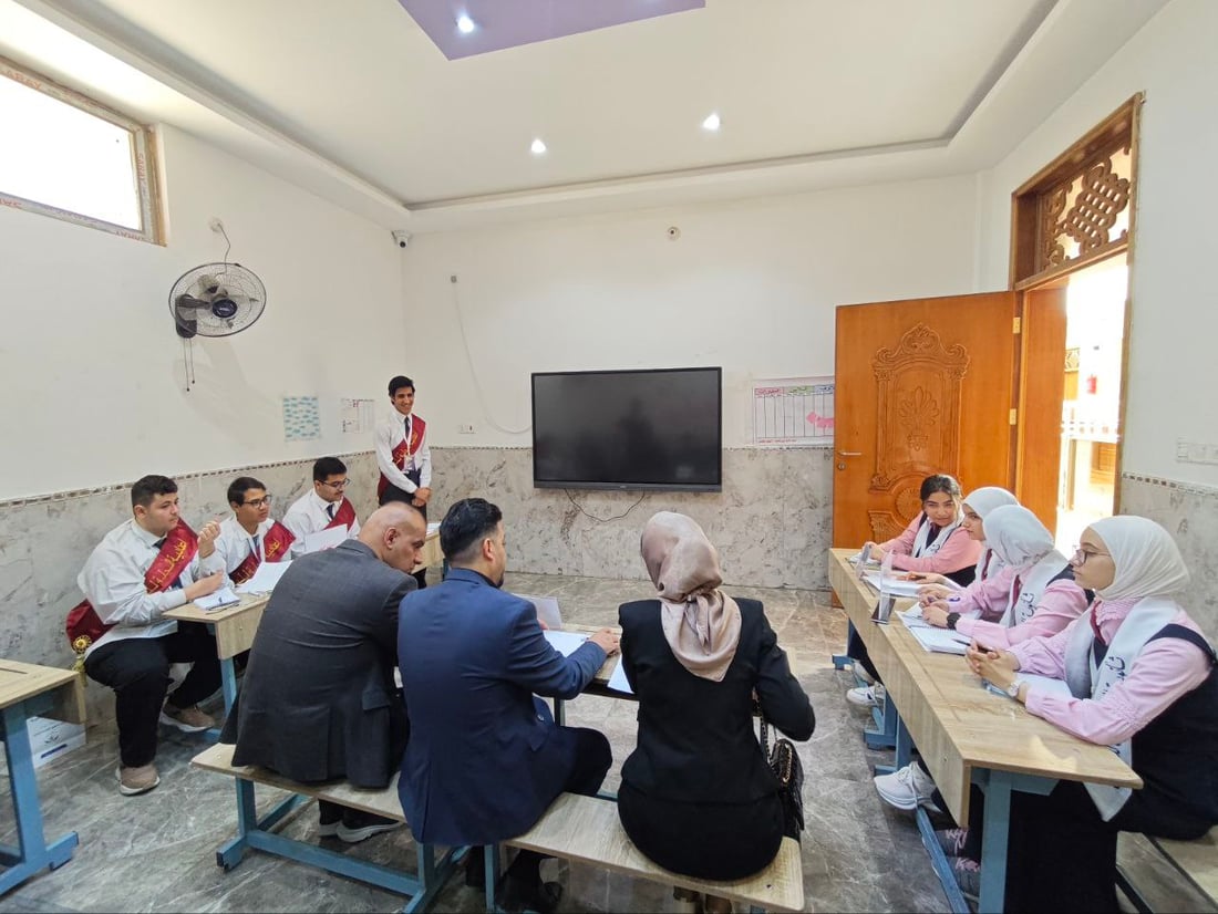 النسور أولاً على بابل في “المناظرات”.. وصلوا آخر مرحلة قبل مونديال قطر (صور)