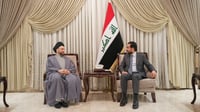 الحلبوسي والحكيم يبحثان أوضاع غزة.. الموقف ثابت في دولة...