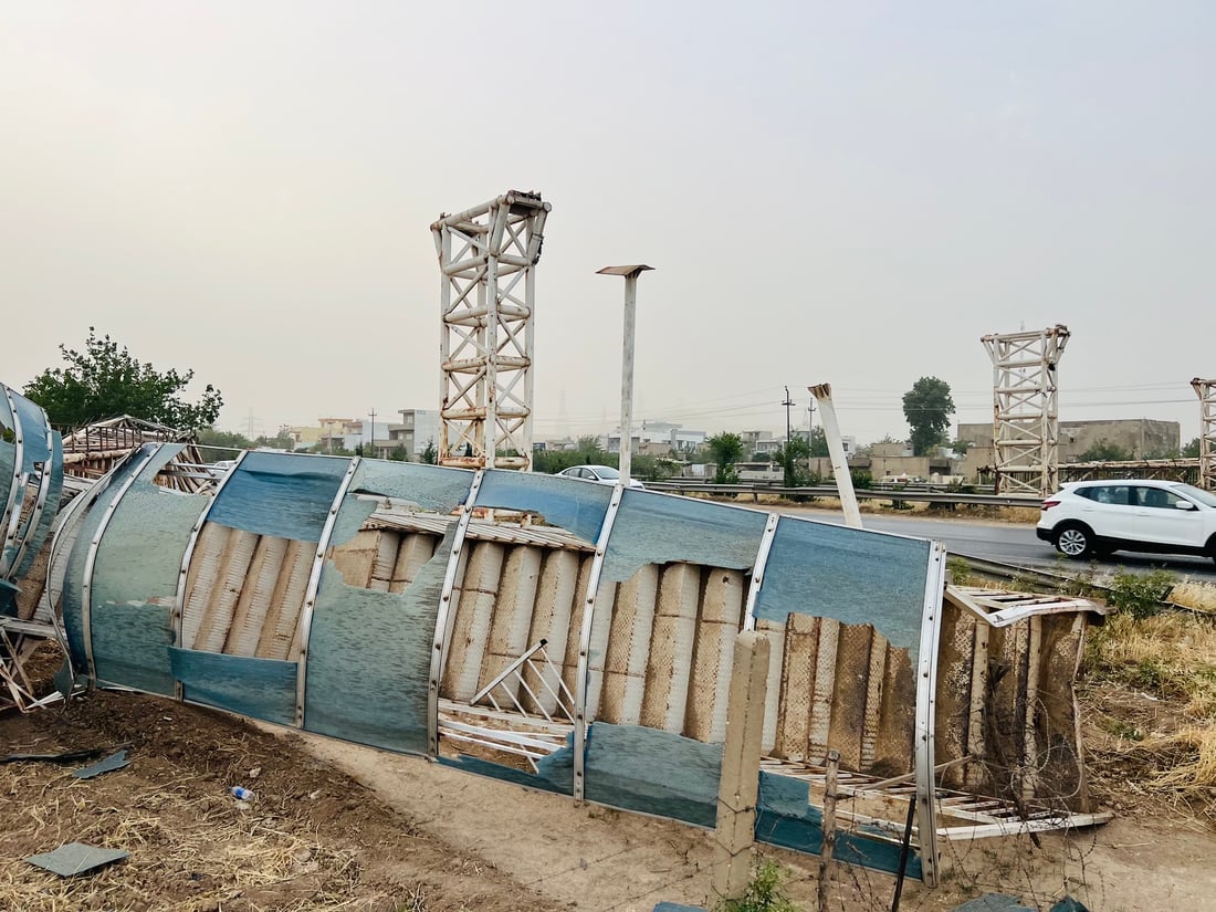 10 رۆژە پردە روخاوەکەی گۆپاڵە بێ ناز کەوتووە