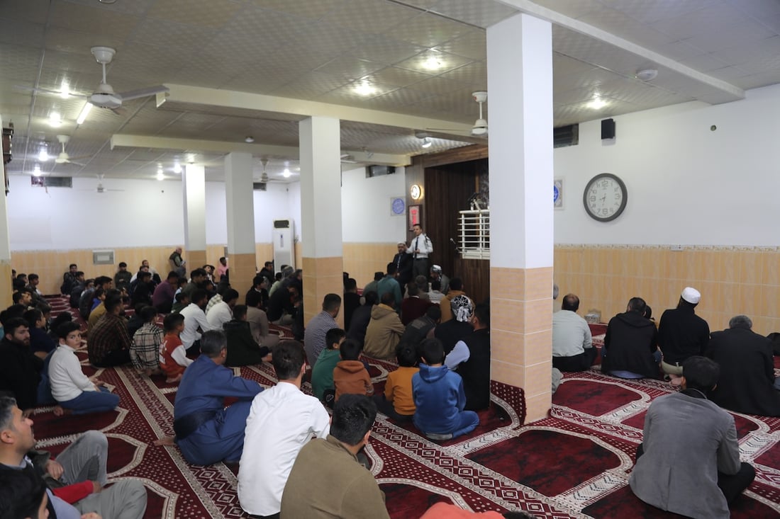 ئه‌مریكییه‌كان له‌ مزگه‌وتێكی هه‌ولێر سیمینارێكیان پێشكه‌ش كرد