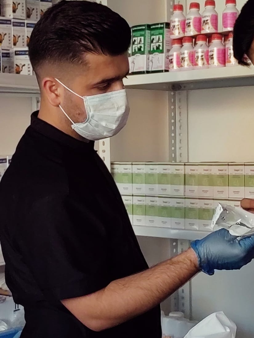 لیژنەکەی قایمقامیەت ناو سەلاجە و رەفە و مەخزەنەکان گەڕان