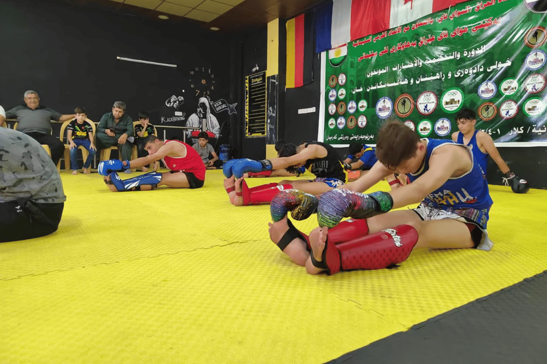 Iraq’s Muay Thai team trains in Kalar ahead of international competitions