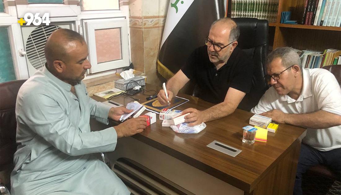 فريق كربلائي قطع 600 كيلومتر وقدم العلاج النفسي لأول مرة في تلعفر وسنجار (صور)