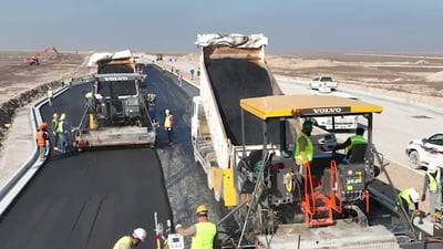 شاهد: الفاو الكبير يلتحم بطريق التنمية.. من هنا ستمر بضائع الصين إلى أوروبا