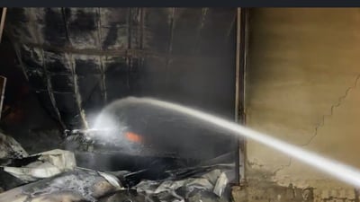 سۆراغ: هێشتا هۆكاری سووتانی کۆگاکانی دەرمان لە رێگەی گوێڕ دیار نییە