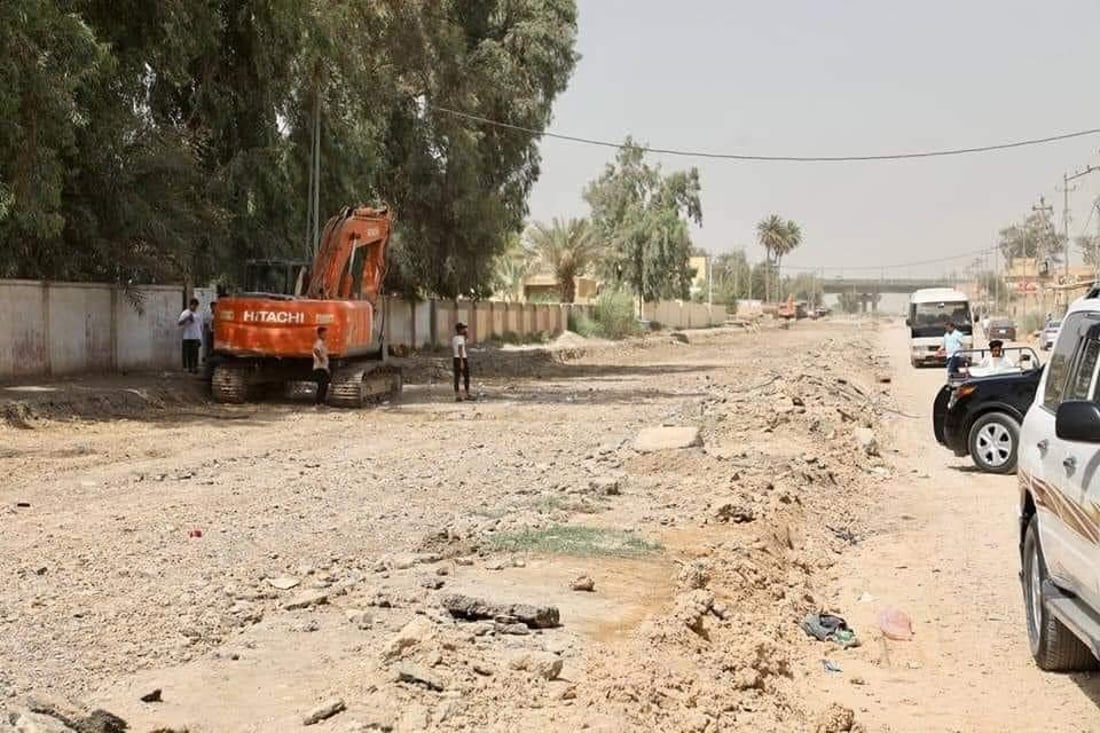 صور: بعد 20 عاماً من النسيان.. افتتاح شارع المحكمة في النعمانية